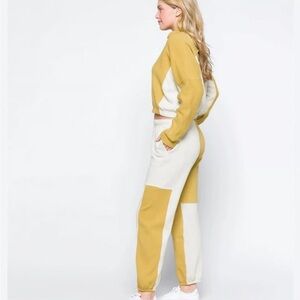 FP Movement by Free People Patched Up Pants in Honey Wheat Combo Size Medium